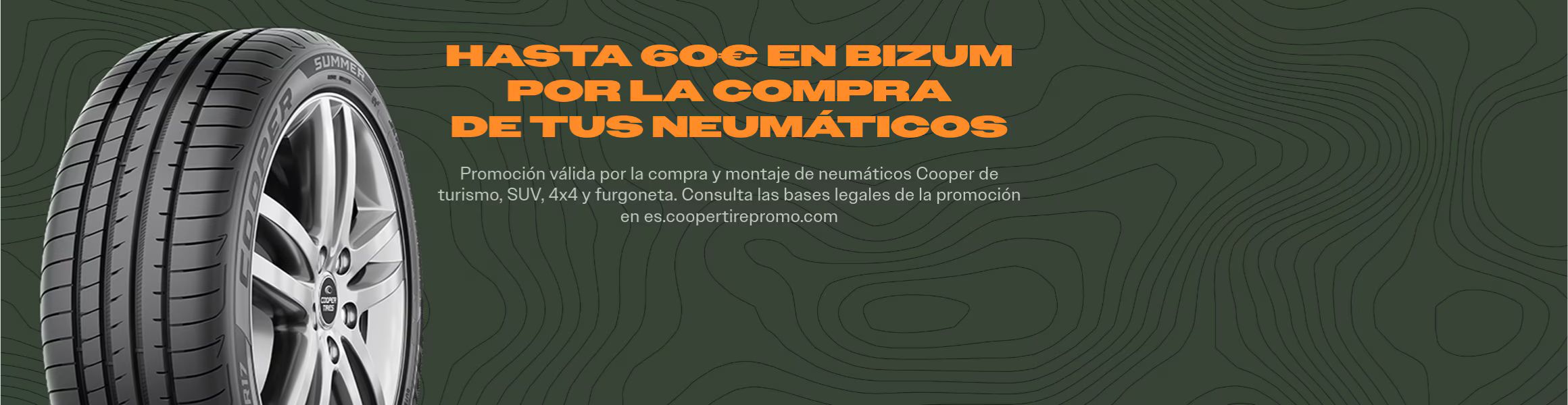 Hasta 60€ en Bizum por la compra de tus neumáticos