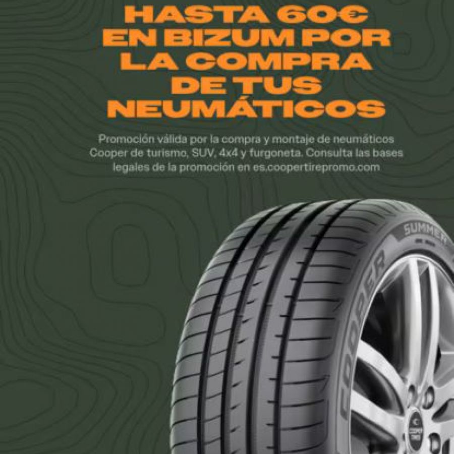 Hasta 60€ en Bizum por la compra de tus neumáticos